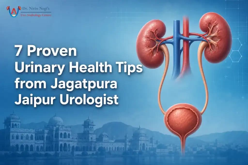 Medical illustration of kidneys and bladder for a Jagatpura Jaipur urologist blog.