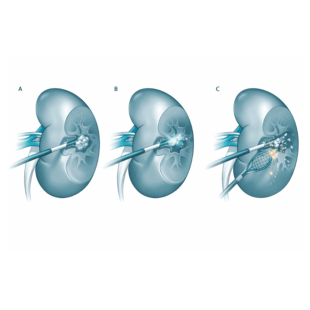 Kidney stone illustration