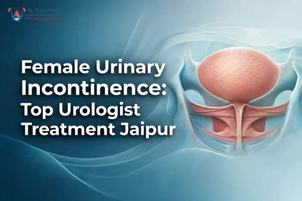 Minimalist cover showing bladder anatomy for urologist treatment Jaipur article