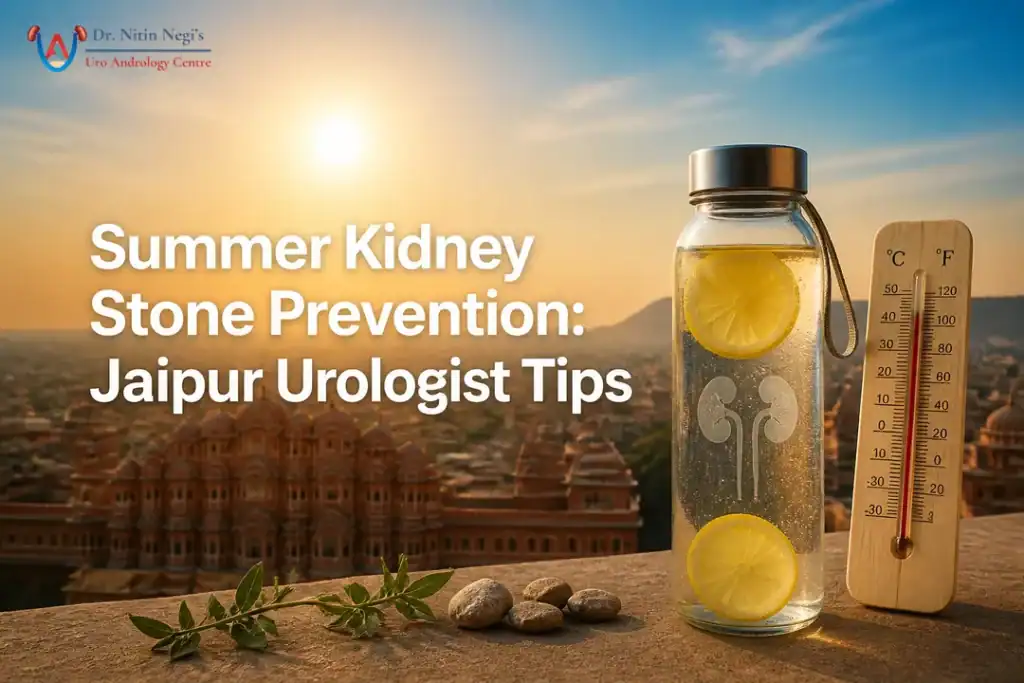 Summer kidney stone prevention cover designed by a Jaipur urologist